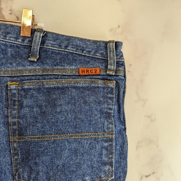 Wrangler Jeans Mens 42X34 FR Fire Resistant Riggs Workwear Medium Wash - Picture 11 of 11